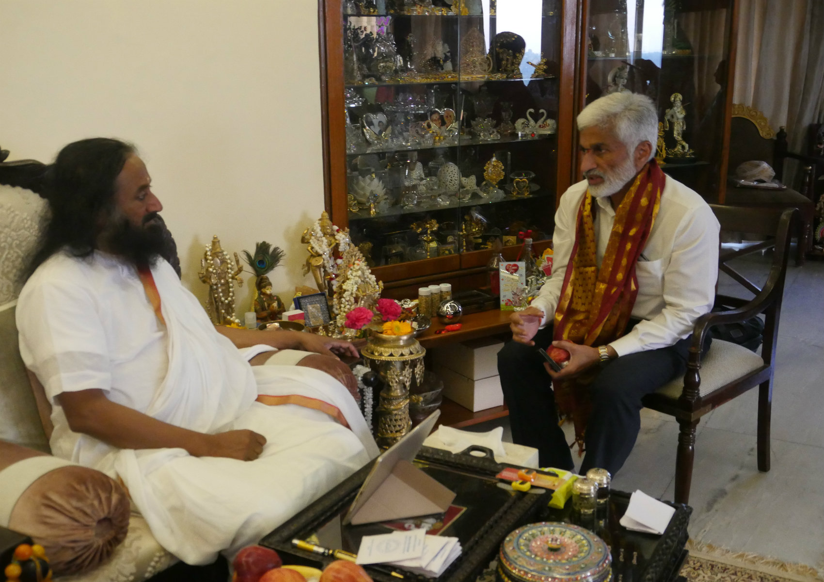 His Holiness Gurudev Sri Sri Ravi Shankar Ji  has brought happiness