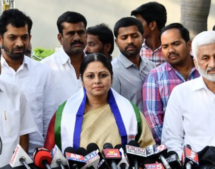 Renowned film actress and legendary artist Jayasudha Garu along with her son today met Jagan Garu and joined YSRCP.
