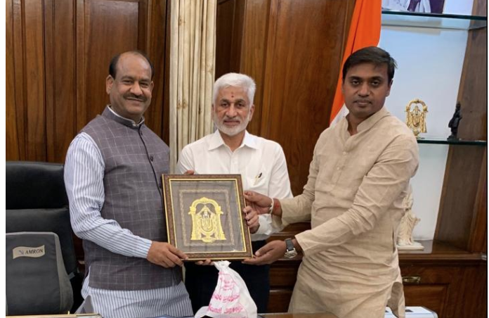 Met the Hon’ble Speaker of Lok Sabha Shri Om Birla Ji in Parliament...