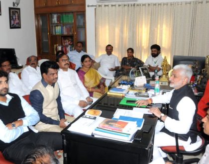 YSRCP Parliamentary Party meeting today...