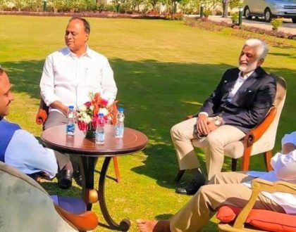 With Hon’ble CM of AP on 15th February, 2020.