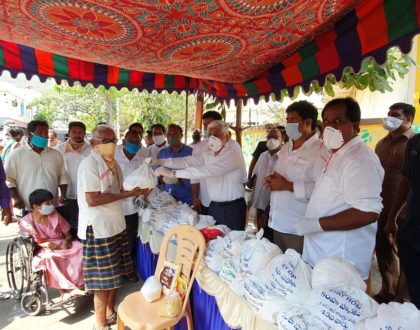 Distributing Provisions & Sanitizers to Leprosy patients ...