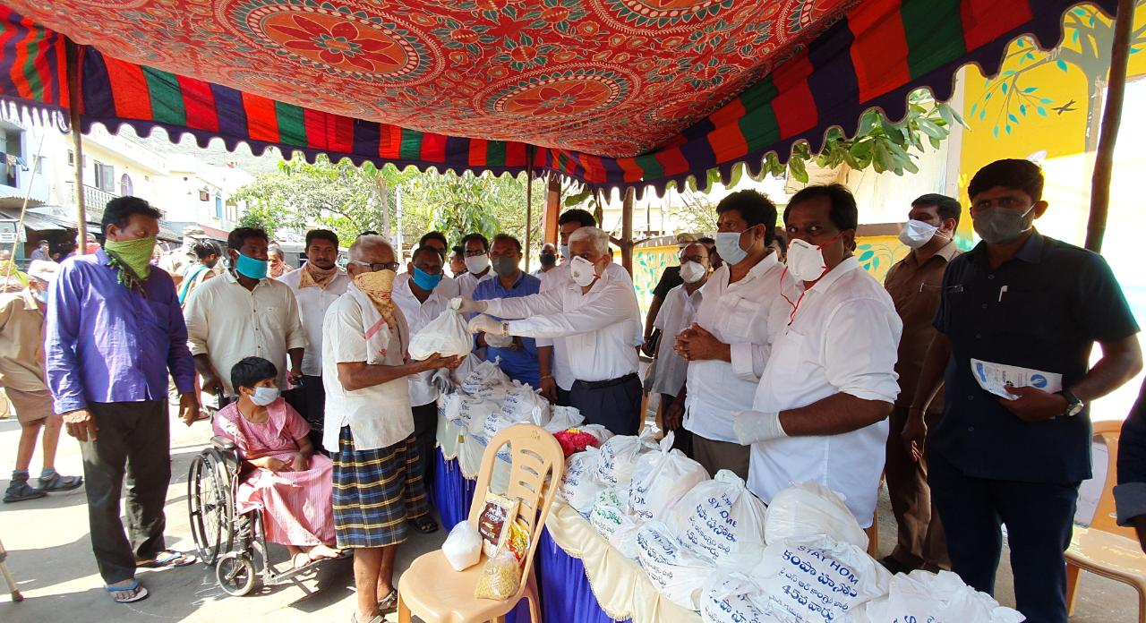 Distributing Provisions & Sanitizers to Leprosy patients ...