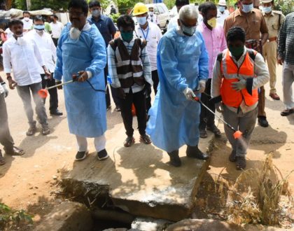 కరోనా వైరస్‌ నివారణలో భాగంగా ఈరోజు విశాఖపట్నంలోని...