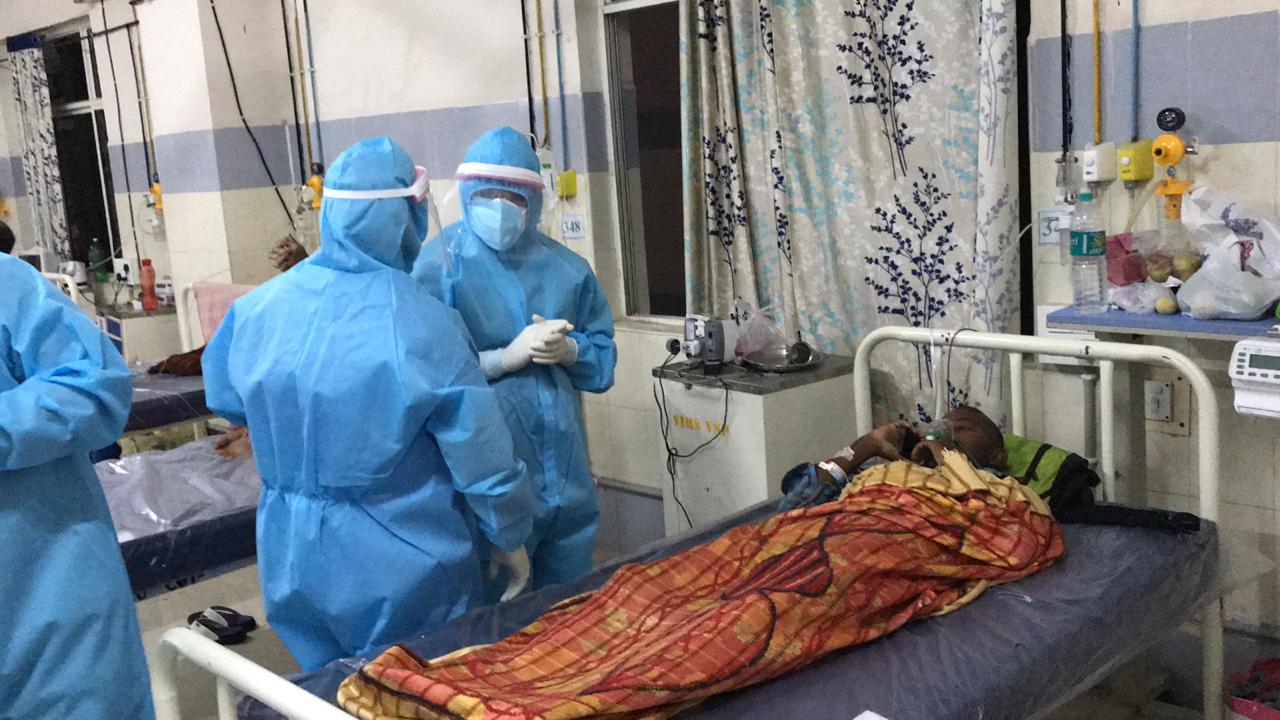 Visited Covid affected patients ward at VIMS today...