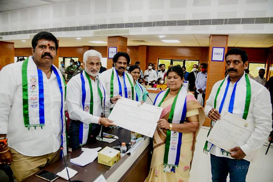 Congratulations to Smt. Golagani Hari Venkata Kumari... - Vijayasai ...