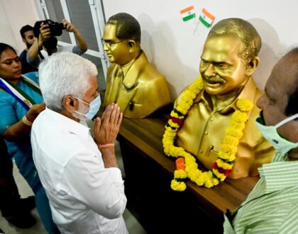 Accorded a warm welcome, along with Sh.KK Raju, to TDP’s Adhyaksh Gompa Dharma Rao of new ward no.14 in Northern Vizag constituency...