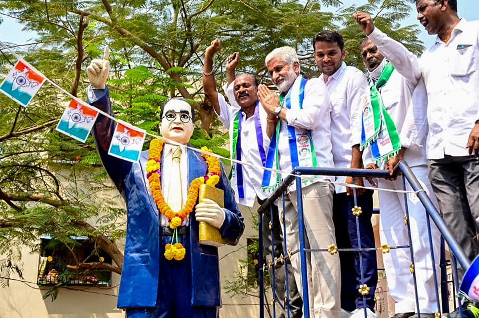 Commenced our G.V.M.C election campaign visits to Eastern Vizag constituencies.