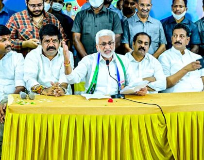 Addressed the press today, alongside party leaders, and expressed gratitude to the people of Vizag...