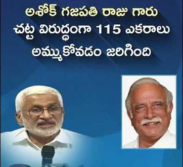 అశోక్‌గజపతిరాజు అక్రమాలపై విచారణ జరిపిస్తాం