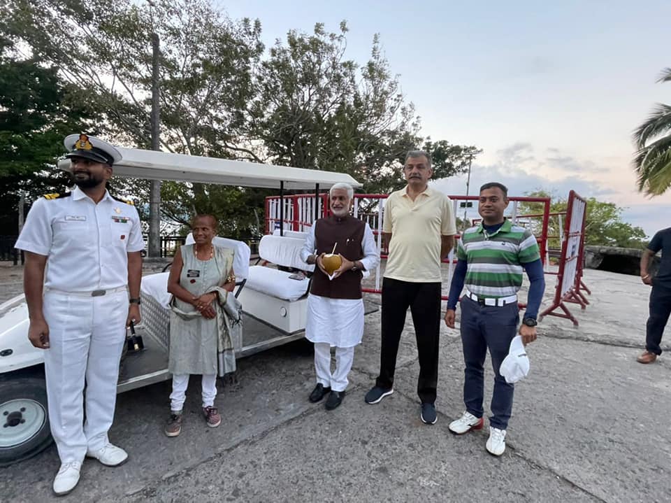 I visited Netaji Subhash Chandra Bose Dweep (earlier Ross Island) on 5th Jan 2022.