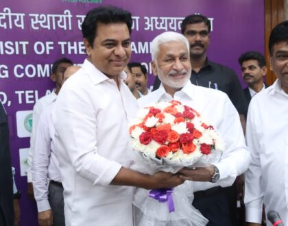 KTR Garu addressed the meeting of the Standing Committee on Commerce and shared his views on the regulation and promotion of e-commerce in India.