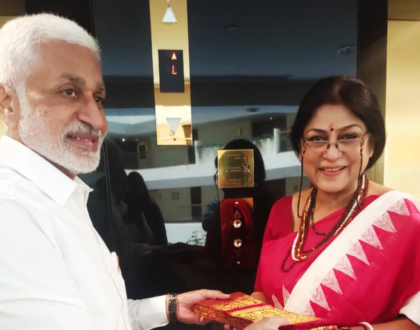Bidding farewell to Smt. Roopa Ganguly, Nominated MP of the Rajya Sabha.