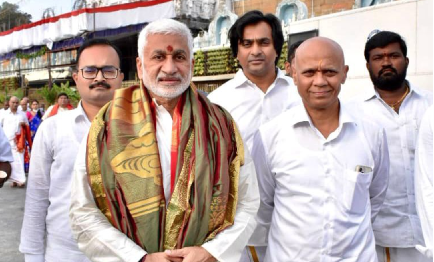 I had the darshan of Lord Venkateswara Swamy today morning in Tirumala.