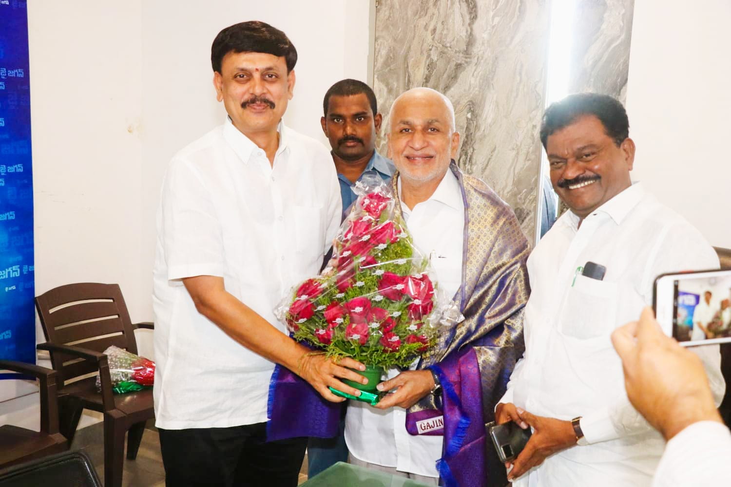 In thadepalli ysrcp central office