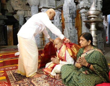 I visited Tirumala on 2nd May 2022 along with my Grand Children and had the Darshan & blessings of Lord Venkateshwara.