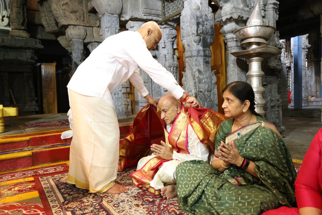 I visited Tirumala on 2nd May 2022 along with my Grand Children and had the Darshan & blessings of Lord Venkateshwara.