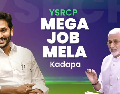 YSRCP Mega Job Mela, Kadapa