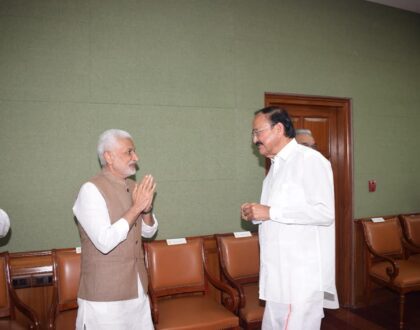 Attended the meeting of floor leaders of different political parties in Rajya Sabha yesterday.