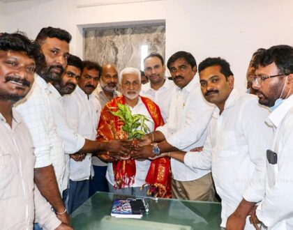 With state polling booth committees president Harshavardhan and convenors of 26 parliamentary booth committees met today at YSRCP central office in Tadepalli...