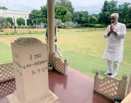 Today I visited Gandhi Smriti Sthal, New Delhi and paid my tribute to Mahatma.