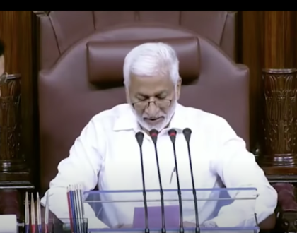 Privileged to have presided over the Rajya Sabha today for the first time.