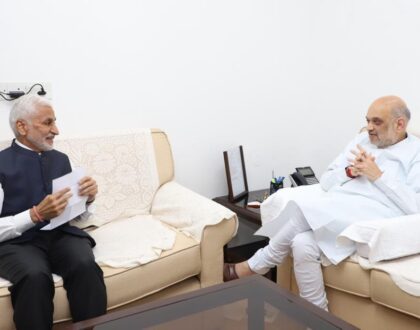 Met Hon’ble Home Minister Shri Amit Shah Ji today and discussed issues pertaining to the development of Andhra Pradesh