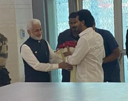 Received Hon’ble CM @ysjagan garu at Delhi airport on his arrival in the national capital on an official visit.