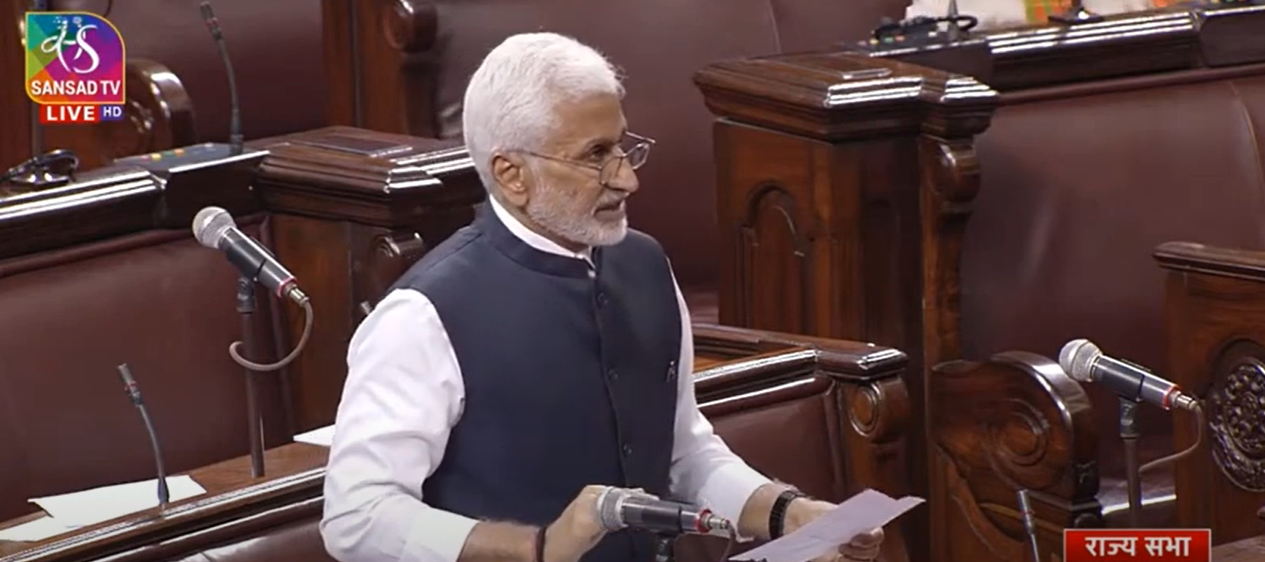 Spoke in the Rajya Sabha today against false allegations by TDP...