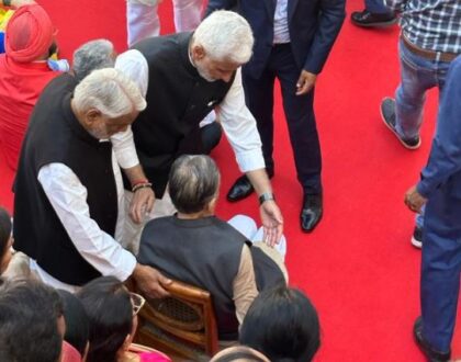 During the photo session of members of Parliament, one colleague MP who was sitting behind me suddenly fell sick.