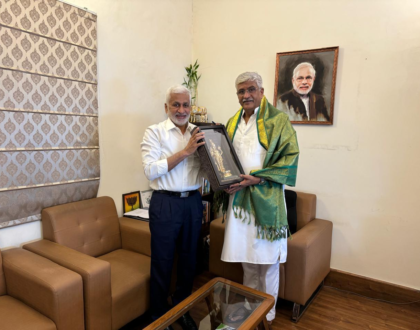 It was a fruitful meeting with the Hon'ble Union Minister for Culture & Tourism Shri @gssjodhpur Ji today.